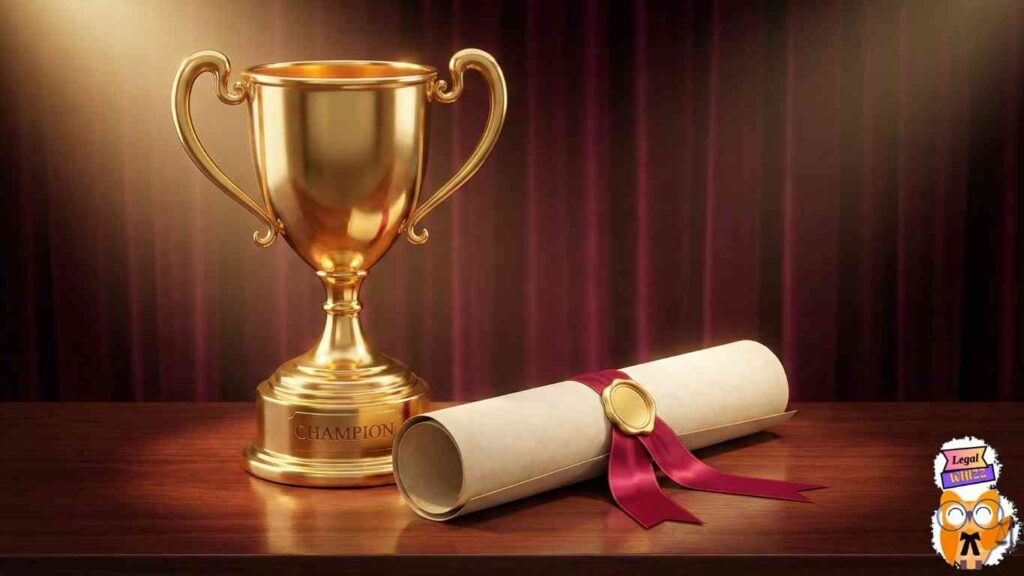 Legal Whizz Quiz Prize